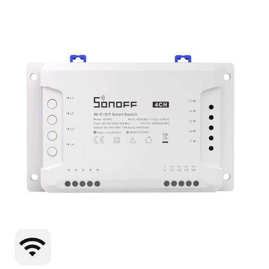 SONOFF 4CHR3 Interrupteur intelligent Wi-Fi 4 voies avec contrôle RF