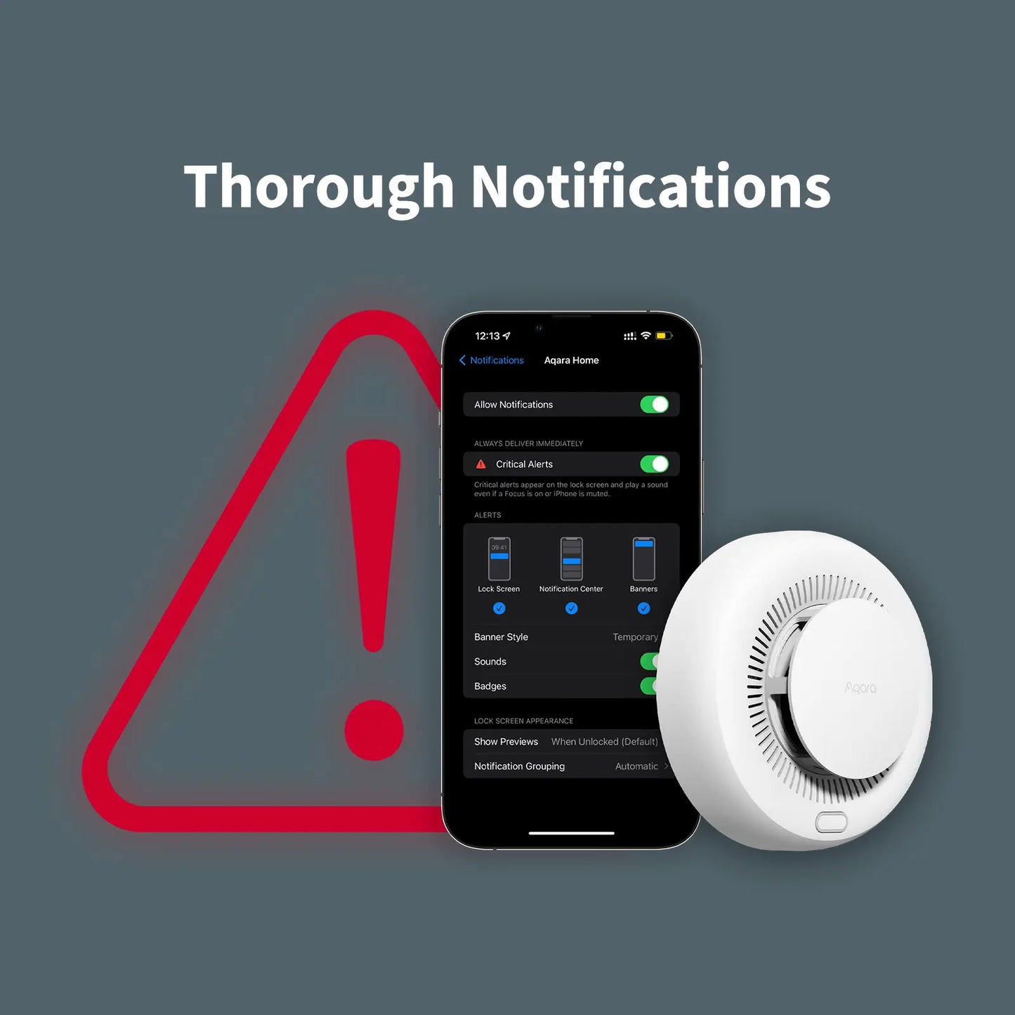 Détecteur de fumée Aqara