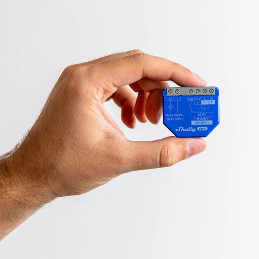 Shelly 1 Gen4 — module relais encastrable multiprotocoles (Wi-Fi + Bluetooth + Zigbee 3.0), compatible Matter