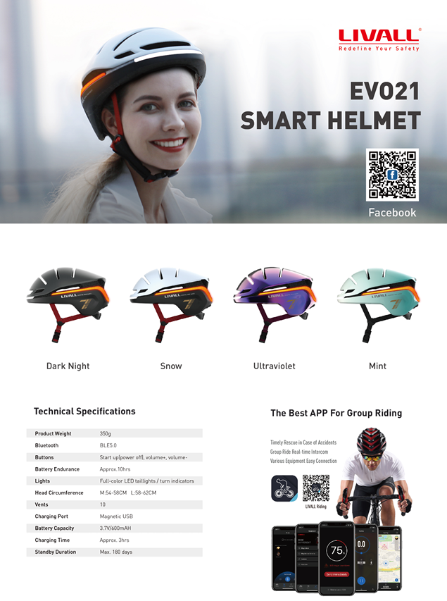LIVALL CASQUE INTELLIGENT EVO21