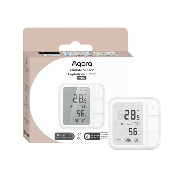 Capteur climatique intelligent Aqara W100