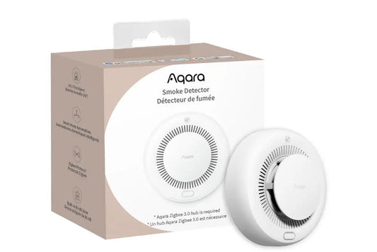 Détecteur de fumée Aqara pour alerte incendie et sécurité de la maison connectée