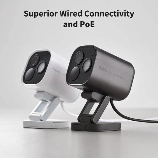 Caméra de sécurité Aqara G5 Pro PoE et Wi-Fi compatible Matter et Apple HomeKit pour surveillance de la maison connectée-sawatell