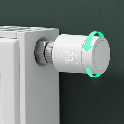 Tête thermostatique intelligente Thread et Zigbee avec Matter Aqara Radiator Thermostat W600 avec écran LED pour régulation précise du chauffage par radiateur