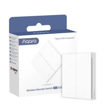 Interrupteur sans fil AQARA H1 Zigbee 3.0 (Double bascule)
