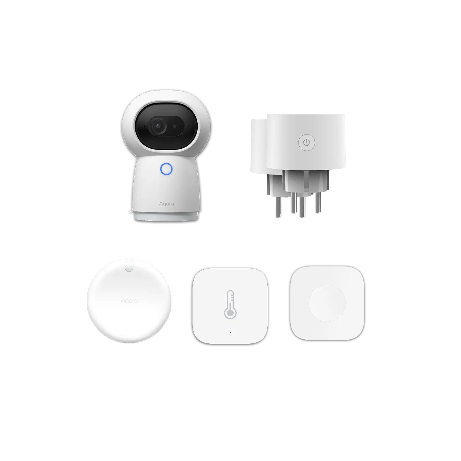 Kit de protection connectée pour personnes âgées avec caméra, capteurs de présence et bouton d’alerte pour sécurité à domicile