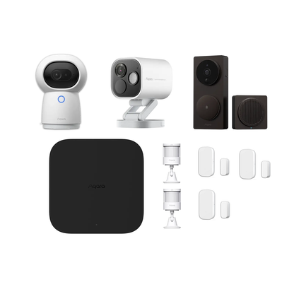 Solution de surveillance Aqara intérieure et extérieure avec vision nocturne couleur