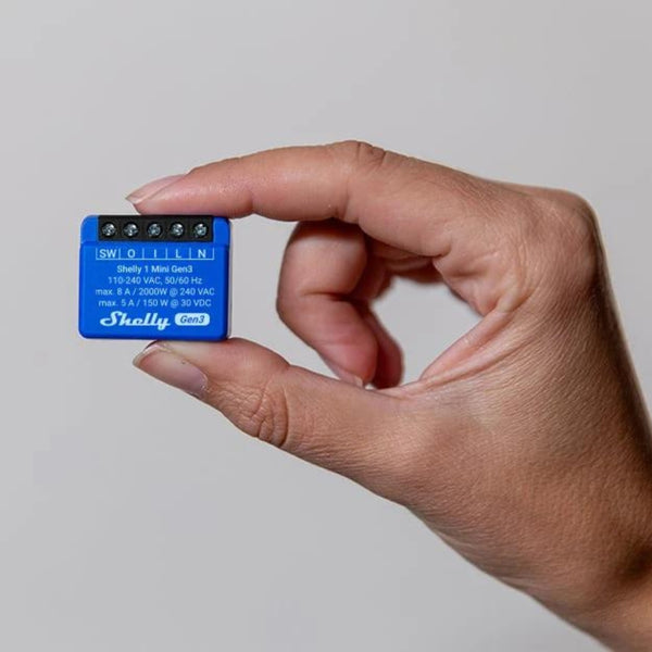 Micromodule Relais Shelly 1 Mini Gen3 – Contact Sec & Wi-Fi