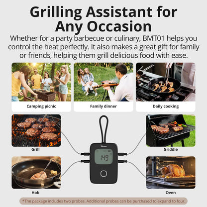 SONOFF Thermomètre à Viande pour Barbecue | BMT01