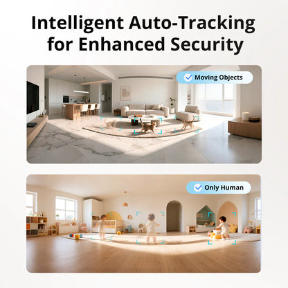 Caméra de sécurité intérieure intelligente Wi-Fi Pan-Tilt SONOFF CAM-PT2 pour surveillance de la maison, contrôle à distance et alertes de sécurité en temps réel