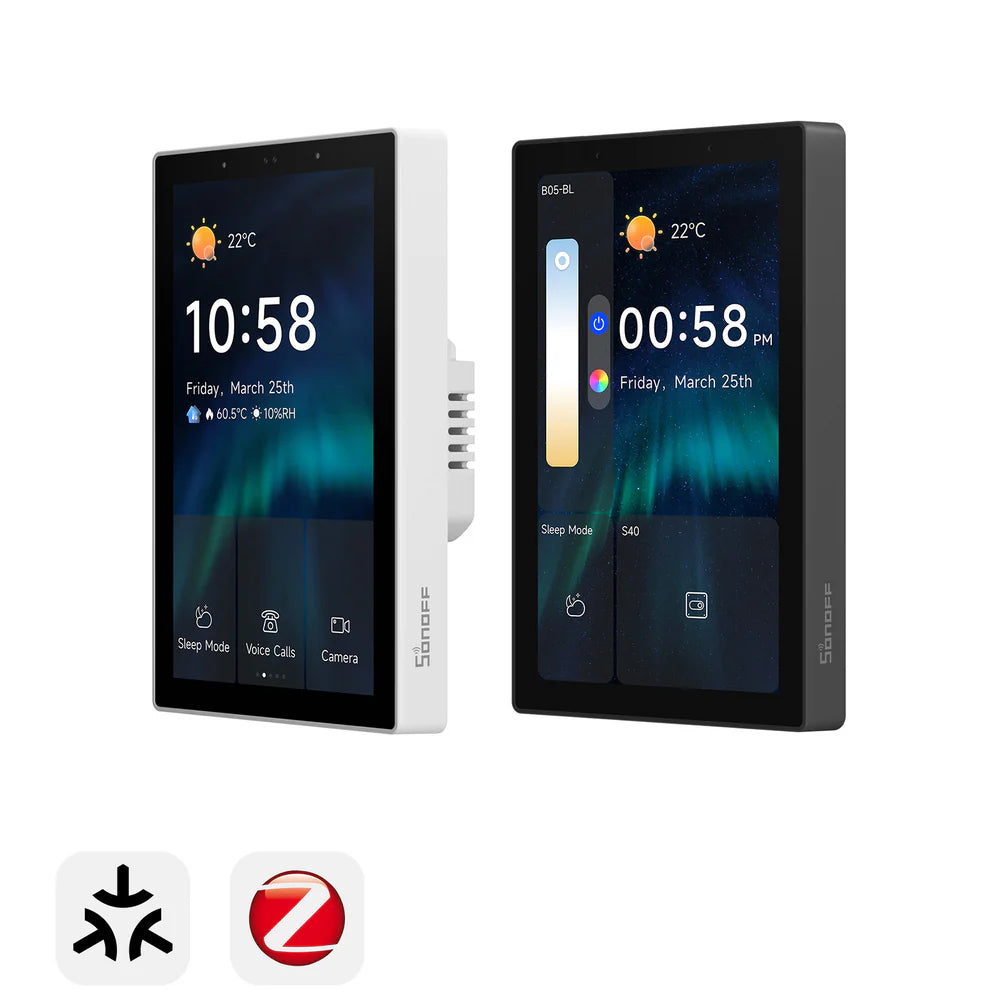 Panneau de contrôle domotique intelligent à écran tactile SONOFF NSPanel Pro 120 pour gestion centralisée de la maison connectée, scénarios et appareils intelligents