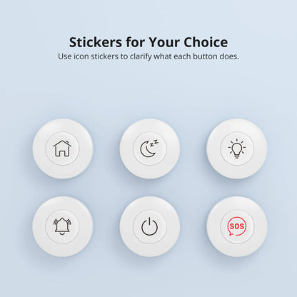 Interrupteur sans fil intelligent Zigbee 3.0 SONOFF SNZB-01P pour contrôle de scènes, éclairage et automatisation domotique via passerelle Zigbee